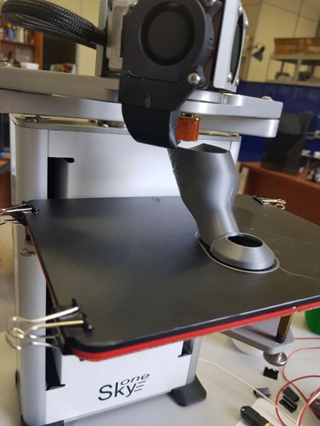 Ejemplo de impresión - la impresora 3D  SkyOne