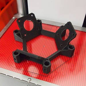 Printing of a complicated bracket