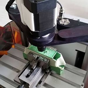 Milling process on a 3D printer SkyOne