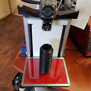 A  corrugation 3D printing process